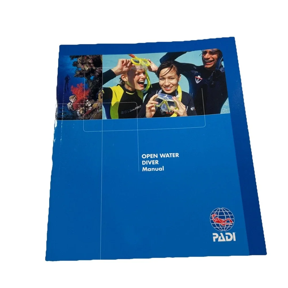 Padi 2012 Crew Diving Kit:Keep Diving Book/Open Water Manual/Padi Waterproof Bag